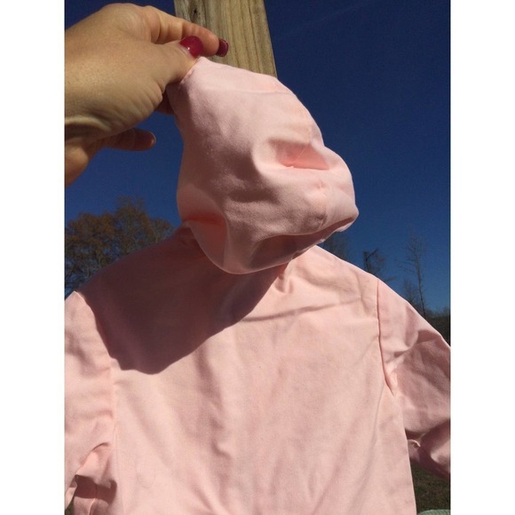 Vintage tidykins baby’s jacket size 18 24 months pink embroidered hooded READ - Picture 9 of 11